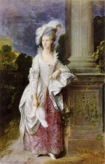 Thomas Gainsborough - Bilder Gemälde - Portrait der Mrs. Thomas Graham
