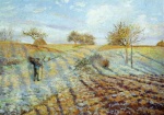 Camille Pissarro  - paintings - Hoarfrost