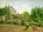 Camille  Pissarro  - paintings - The Artists Garden at Eragny