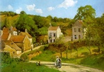 Camille  Pissarro  - paintings - The Hermitage at Pontoise