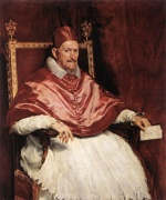 Diego Velazquez  - Bilder Gemälde - Portrait of Innocent X