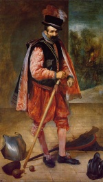 Diego Velazquez  - Peintures - Le Bouffon Juan de Austria