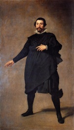 Diego Velazquez  - Peintures - Le Bouffon Pablo de Valladolid