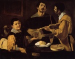 Diego Velazquez  - Bilder Gemälde - Three Musicians