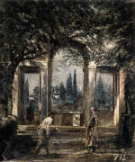 Diego Velazquez  - Bilder Gemälde - Villa Medici, Pavillion of Ariadne