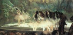 Edgar Degas  - Bilder Gemälde - Ballet at the Paris Opera
