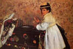 Edgar Degas  - Peintures - Hortense Valpin