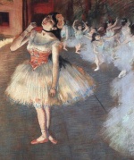 Edgar Degas  - Bilder Gemälde - The Star