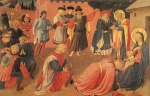 Fra Angelico  - Bilder Gemälde - Adoration of the Magi
