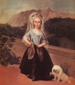 Francisco Jose de Goya  - Bilder Gemälde - Portait of Maria Teresa de Borbon y Vallabriga