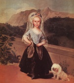 Francisco de Goya  - Peintures - Portait de Maria Teresa de Borbon y Vallabriga