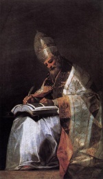 Francisco Jose de Goya  - paintings - St Gregory