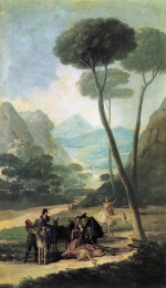 Francisco Jose de Goya  - Bilder Gemälde - The Fall (La Caida)