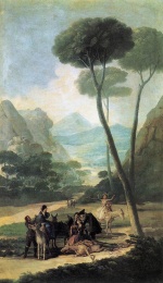 Francisco Jose de Goya  - paintings - The Fall (La Caida)