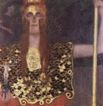 Gustav Klimt  - Bilder Gemälde - Pallas Athena