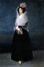 Francisco Jose de Goya  - Bilder Gemälde - The Marquesa de la Solana