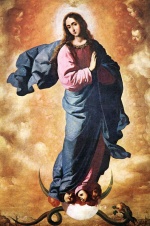 Francisco de Zurbaran - Peintures - L´Immaculée conception