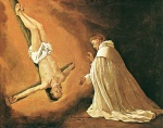 Francisco de Zurbaran  - paintings - The Apparition of the Apostle St Peter to St Peter of Nolasco