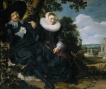 Bild:Marriage Portrait of Isaac Massa en Beatrix van der Laen