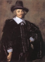 Frans Hals  - Bilder Gemälde - Portrait of a Man