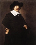 Frans Hals  - Bilder Gemälde - Portrait of a Man