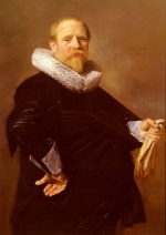 Frans Hals  - Bilder Gemälde - Portrait Of a Man