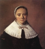 Frans Hals  - Bilder Gemälde - Portrait of a Woman