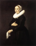 Frans Hals  - Bilder Gemälde - Portrait of a Woman