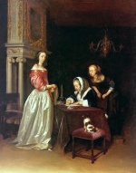 Gerhard ter Borch - Peintures - Curiosité