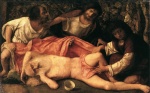 Giovanni Bellini - Bilder Gemälde - Drunkennes of Noah