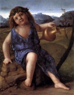 Giovanni Bellini  - paintings - Young Bacchus