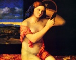 Giovanni Bellini  - paintings - Young Woman at her Toilet