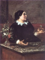 Gustave Courbet  - Bilder Gemälde - Mother Gregoire