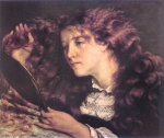 Gustave Courbet  - paintings - Portrait of Jo, the Beautiful Irish Girl