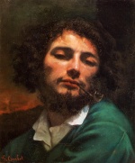 Gustave Courbet  - Bilder Gemälde - Portrait of the Artist