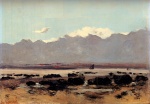 Gustave Courbet  - Bilder Gemälde - Seascape Near Trouville