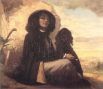 Gustave Courbet  - Bilder Gemälde - Self Portrait