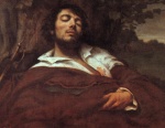 Gustave Courbet  - paintings - Wounded Man