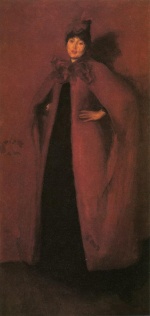 James Abbott McNeill Whistler - Bilder Gemälde - Harmony in Red (Lamplight)