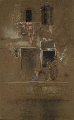 James Abbott McNeill Whistler  - Bilder Gemälde - Note in Pink and Brown
