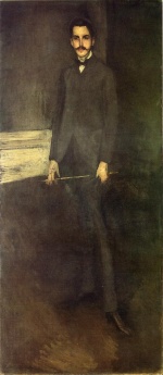 James Abbott McNeill Whistler  - Bilder Gemälde - Portrait of George W Vanderbilt