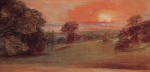 Bild:Evening Landscape at East Bergholt