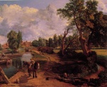 John Constable  - Peintures - Moulin de Flatford 