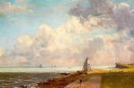John Constable  - paintings - Harwich Lighthouse