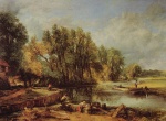 John Constable  - Peintures - Moulin de Stratford