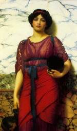 John William Godward  - Bilder Gemälde - Grecian Idyll