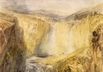 Joseph Mallord William Turner  - Bilder Gemälde - Fall of the Trees, Yorkshire