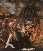 Lucas Cranach  - Peintures - Le Martyre de Sainte Catherine