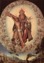 Lucas Cranach  - Bilder Gemälde - Trinity