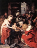 Peter Paul Rubens  - Bilder Gemälde - Adoration of the Magi